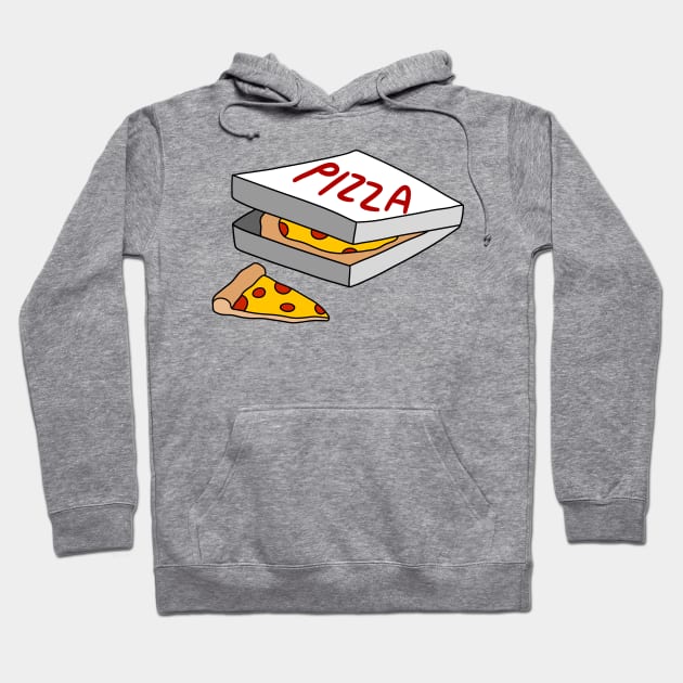 Box Full of Pizza Hoodie by saradaboru